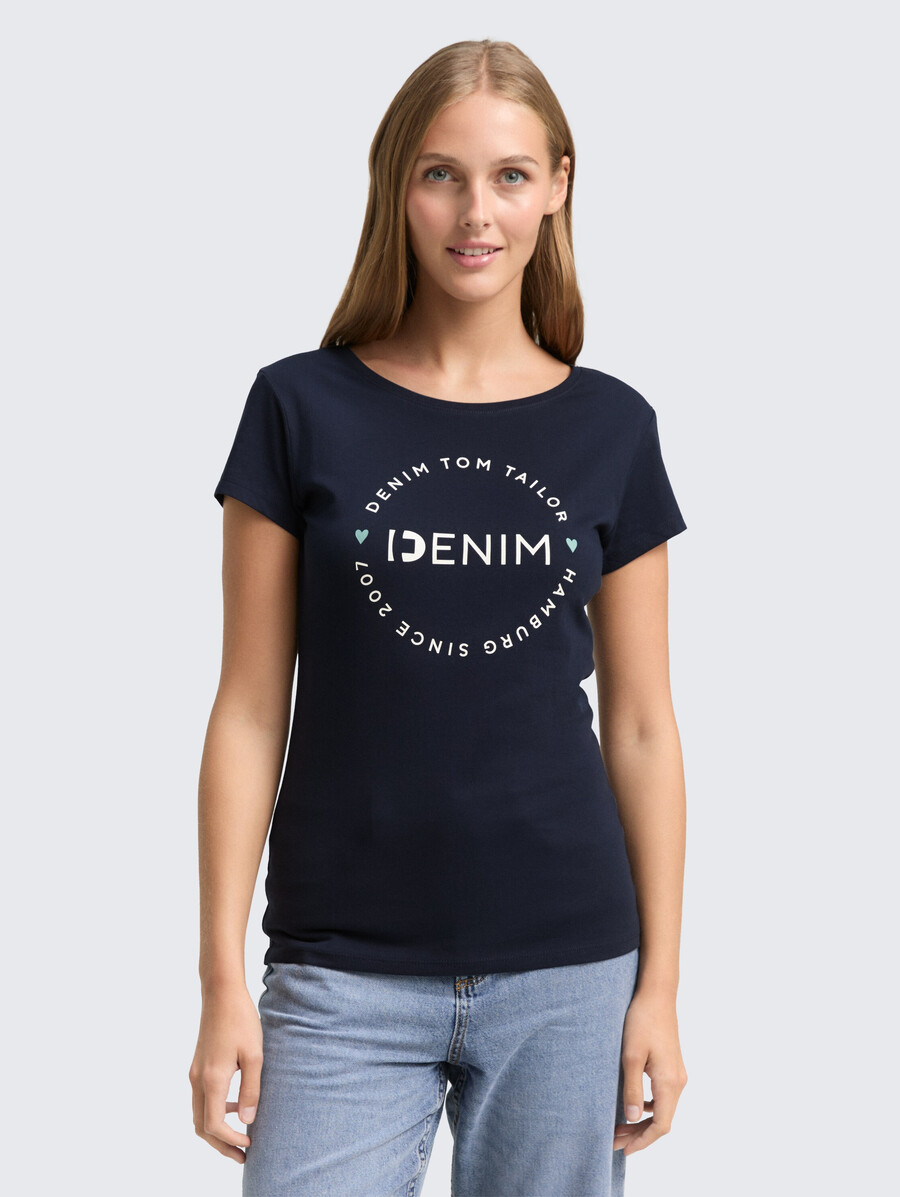 bedrucktes t-shirt im 2er-pack