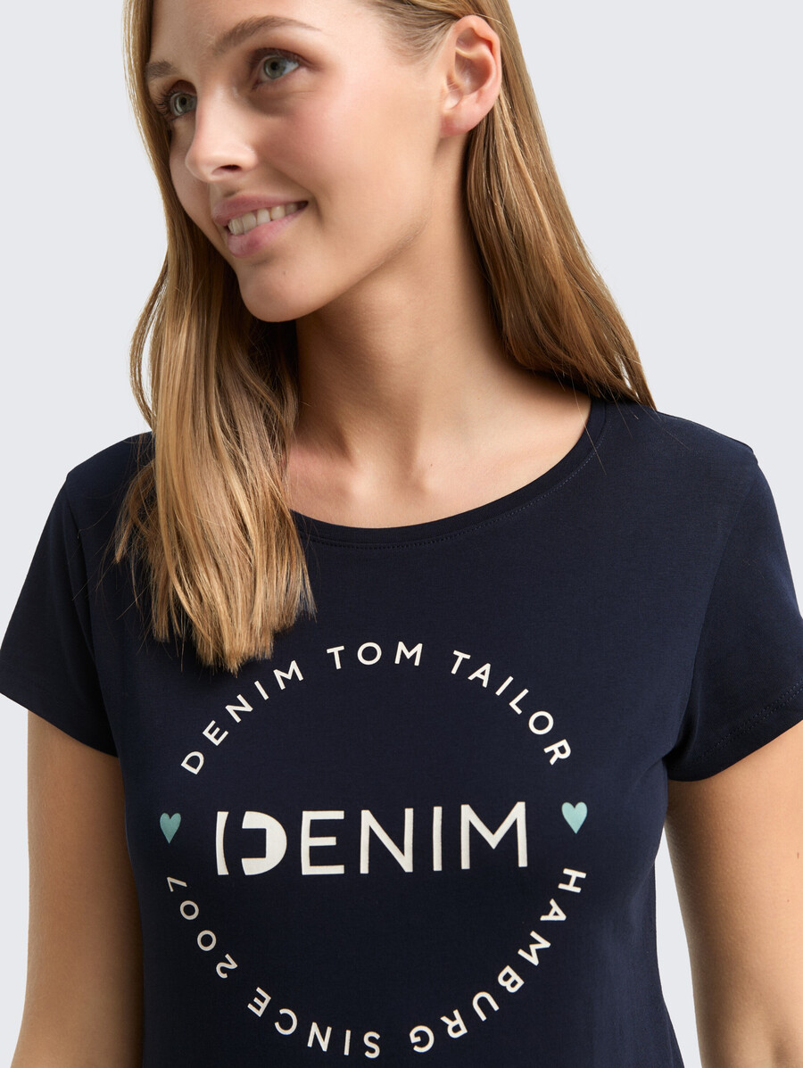 bedrucktes t-shirt im 2er-pack