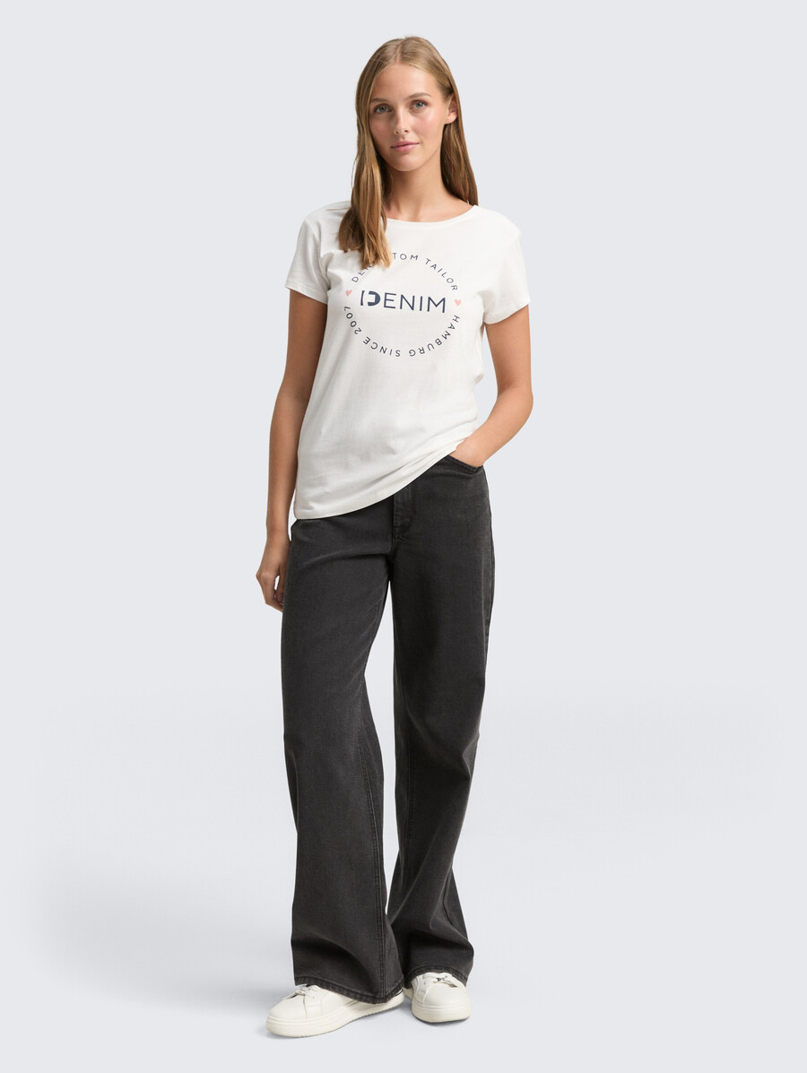 bedrucktes t-shirt im 2er-pack