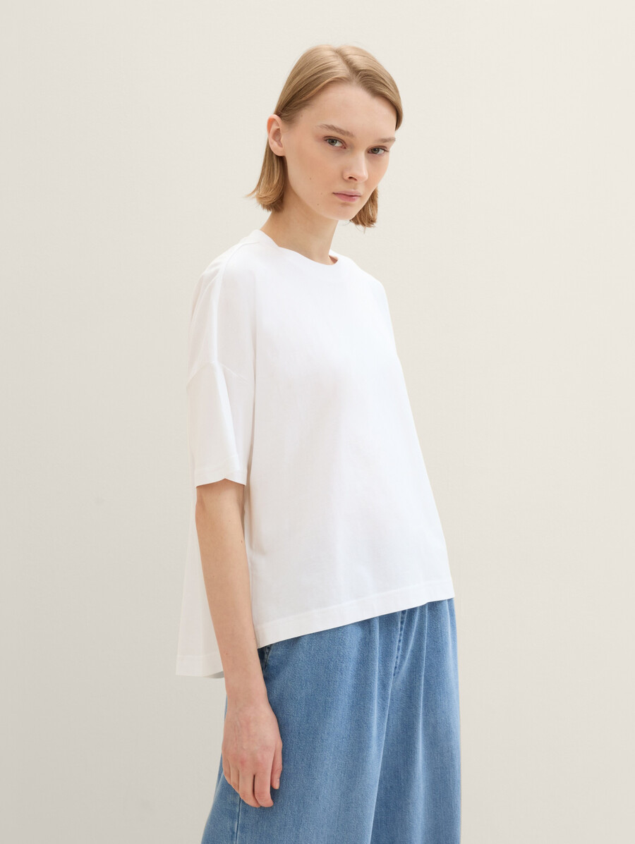 Übergroßes baumwoll-t-shirt