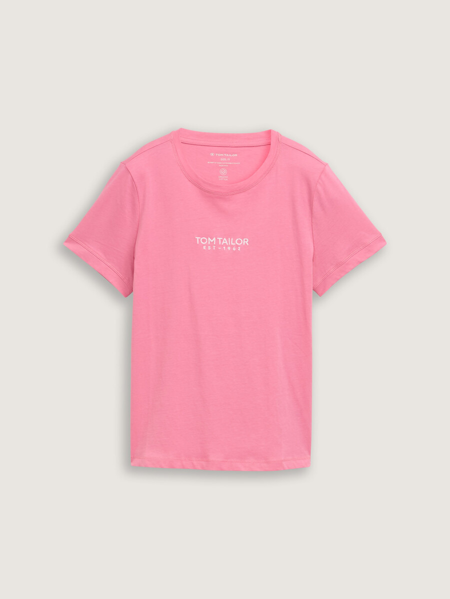 t-shirt mit logostickerei