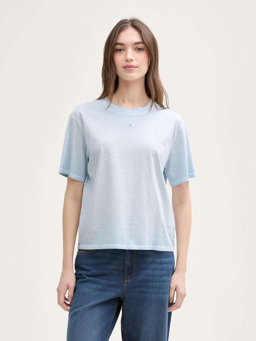 kastenförmig geschnittenes t-shirt