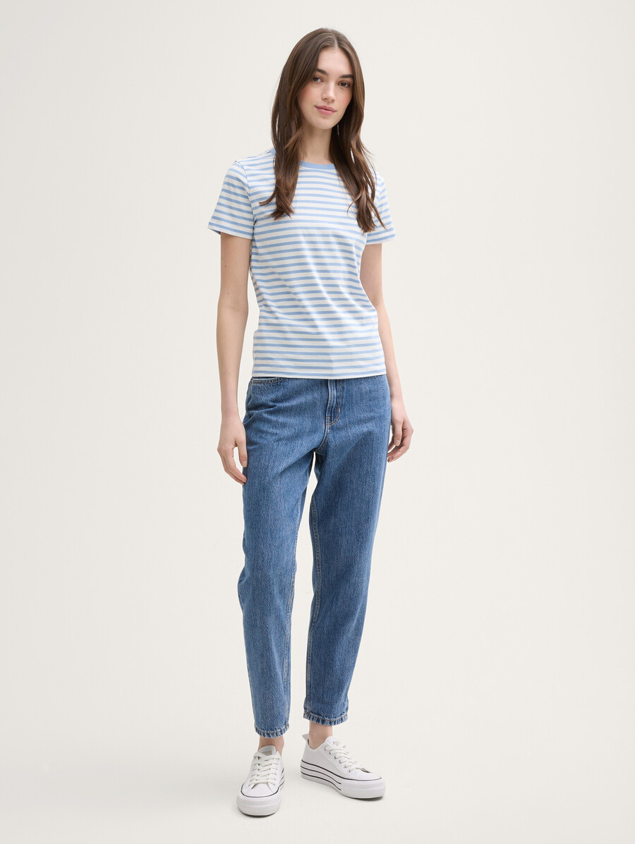 t-shirt mit streifenmuster