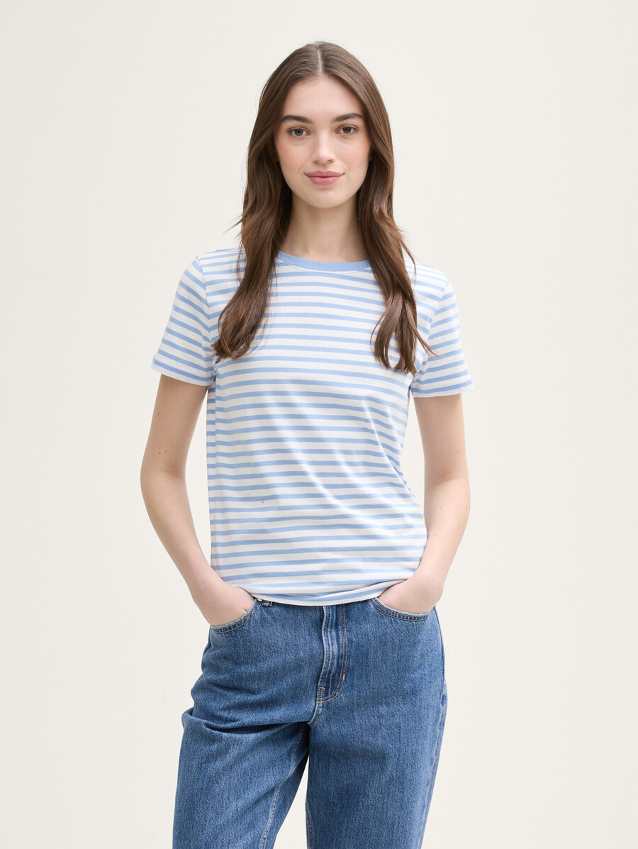 t-shirt mit streifenmuster