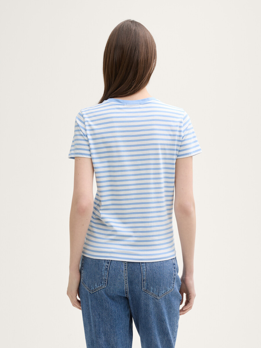 t-shirt mit streifenmuster