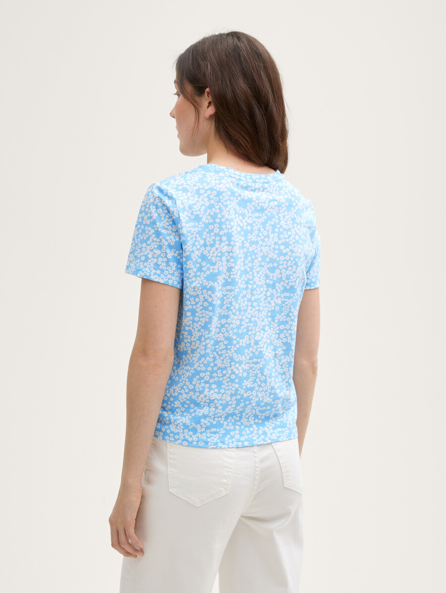 t-shirt mit knotendetail