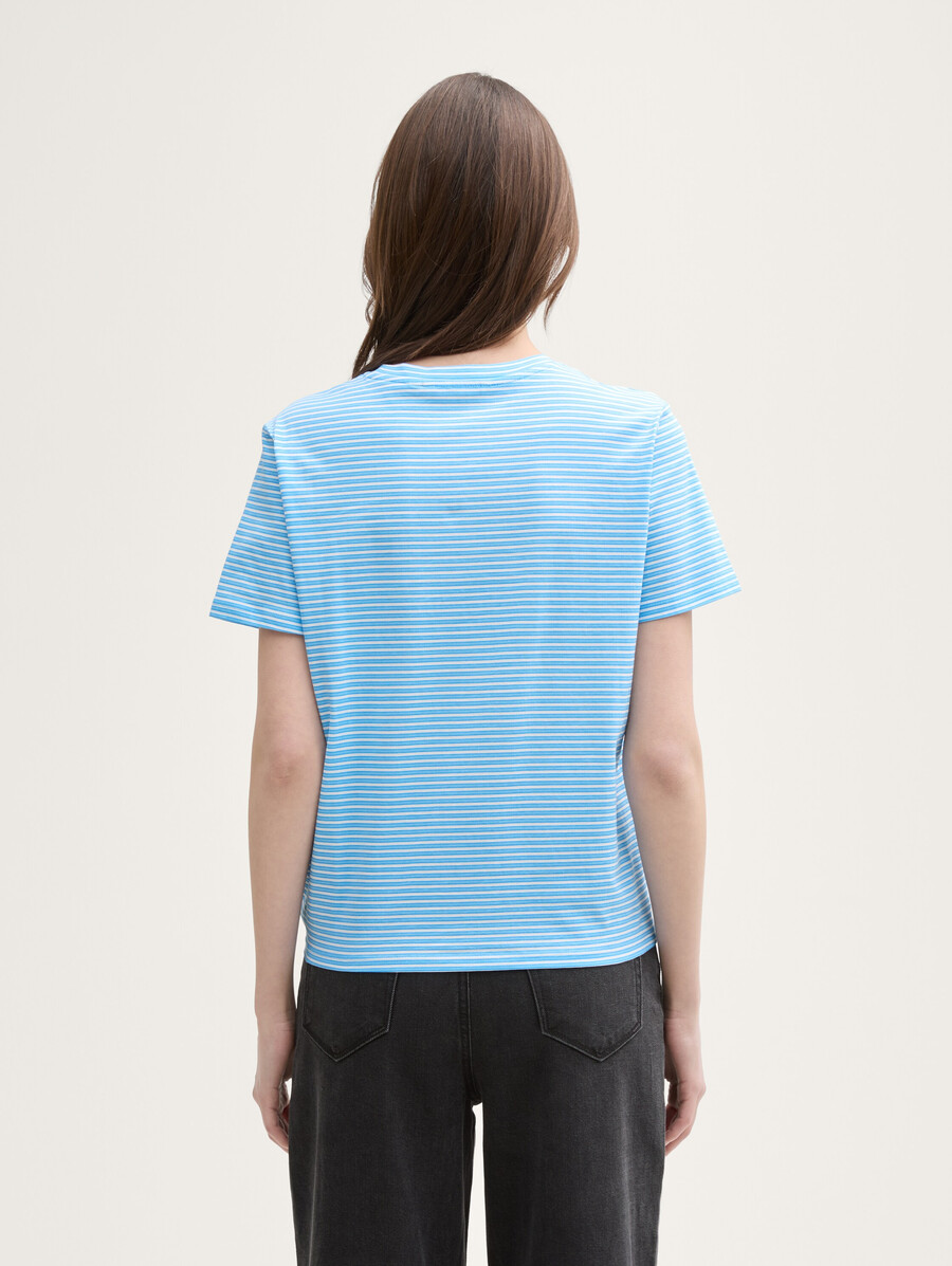 t-shirt mit knotendetail