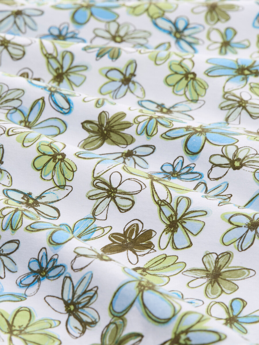 t-shirt mit knotendetail