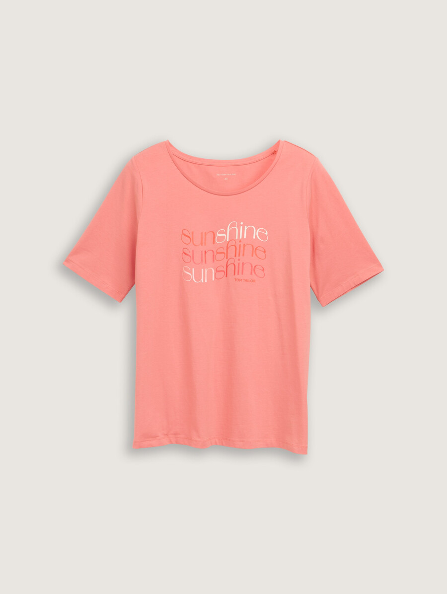 plus size - t-shirt mit aufdruck