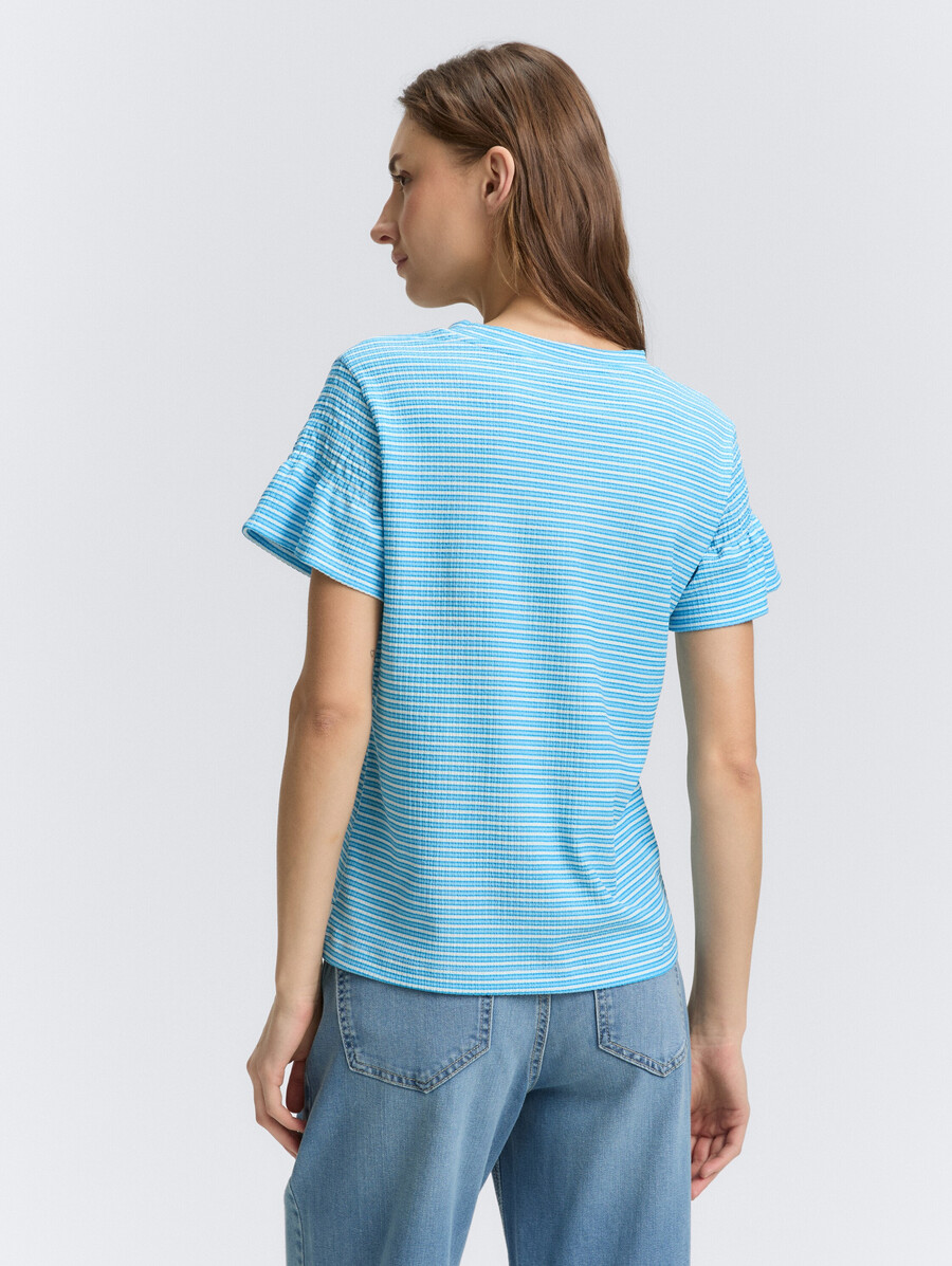 t-shirt mit rauchglasdetails