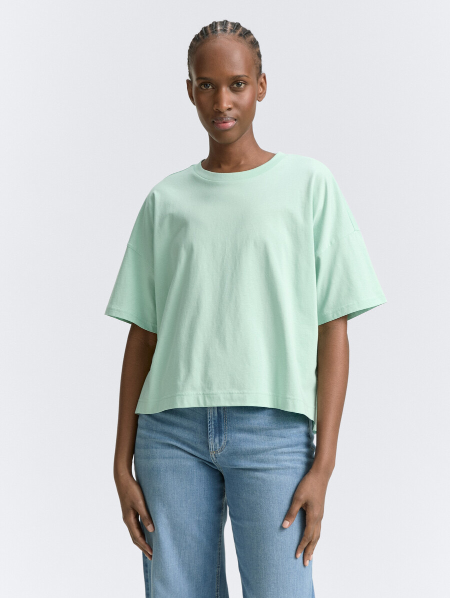 Übergroßes baumwoll-t-shirt