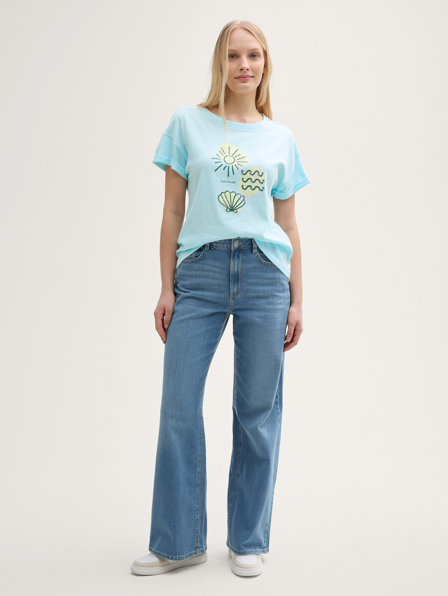 t-shirt mit aufdruck