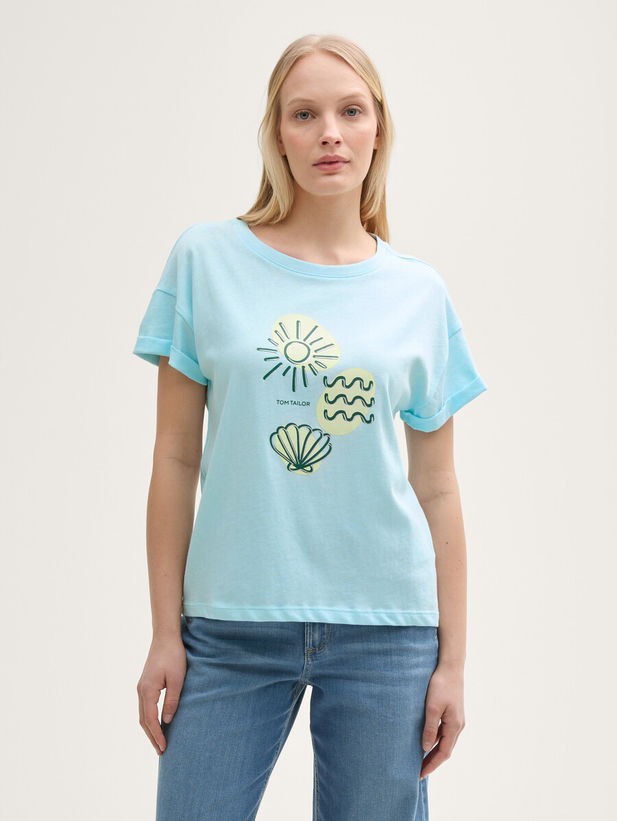t-shirt mit aufdruck