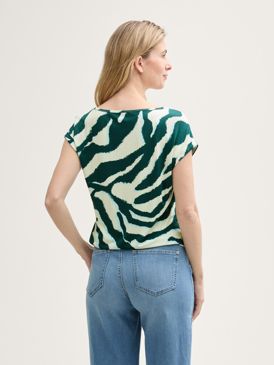 t-shirt mit rundhalsausschnitt