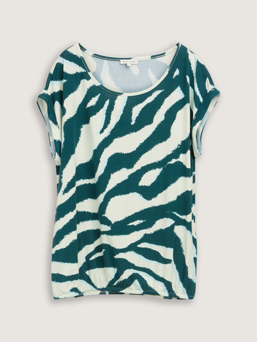 t-shirt mit rundhalsausschnitt