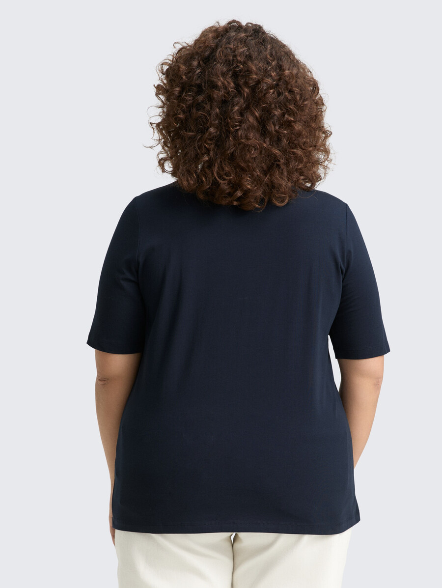 plus size - t-shirt mit aufdruck