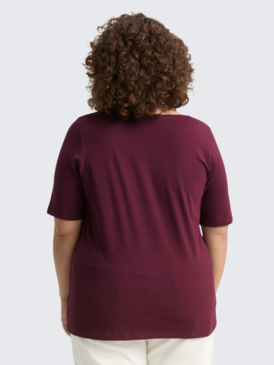 plus size - t-shirt mit aufdruck