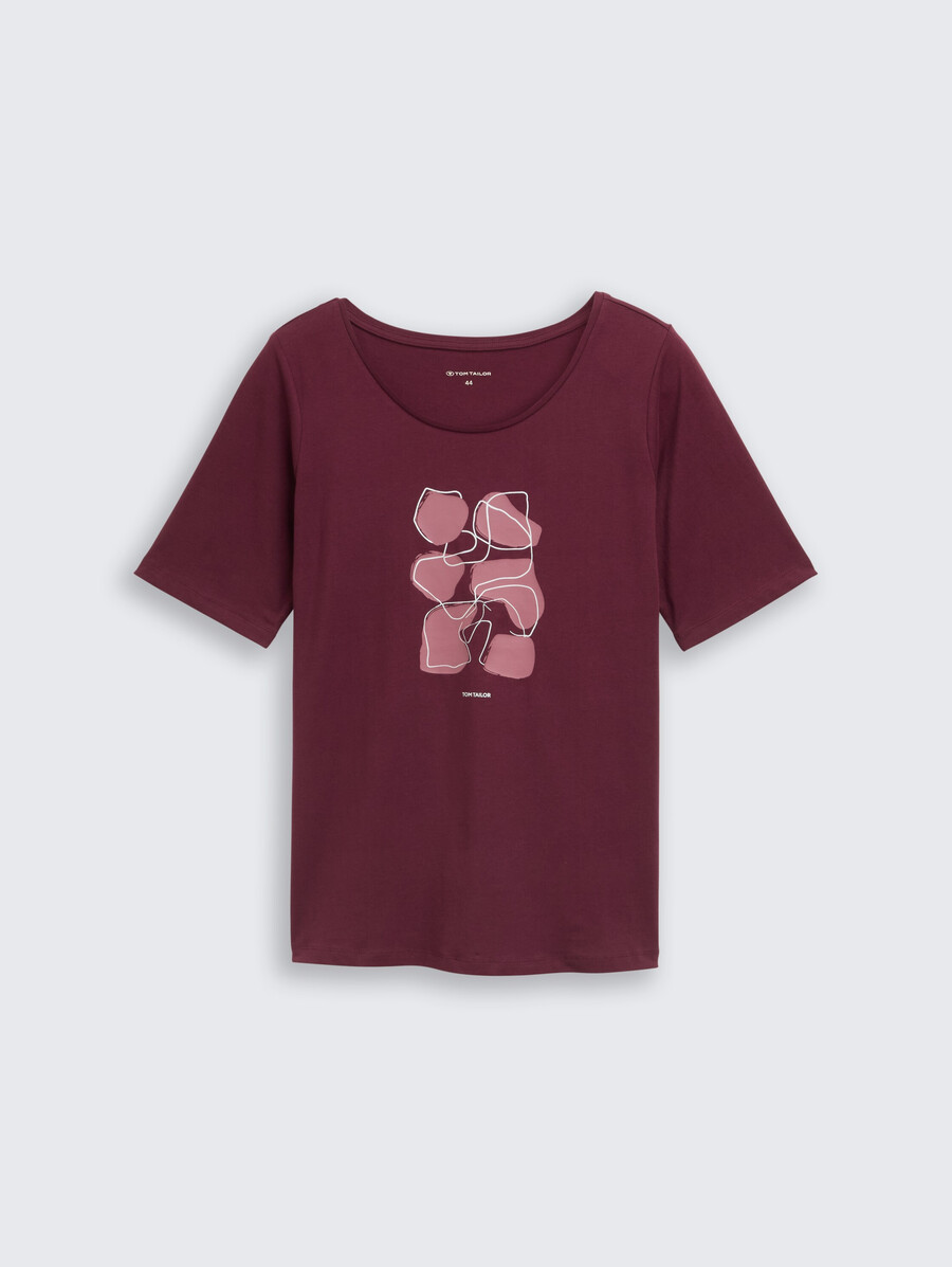 plus size - t-shirt mit aufdruck