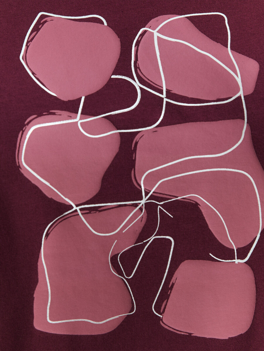 plus size - t-shirt mit aufdruck