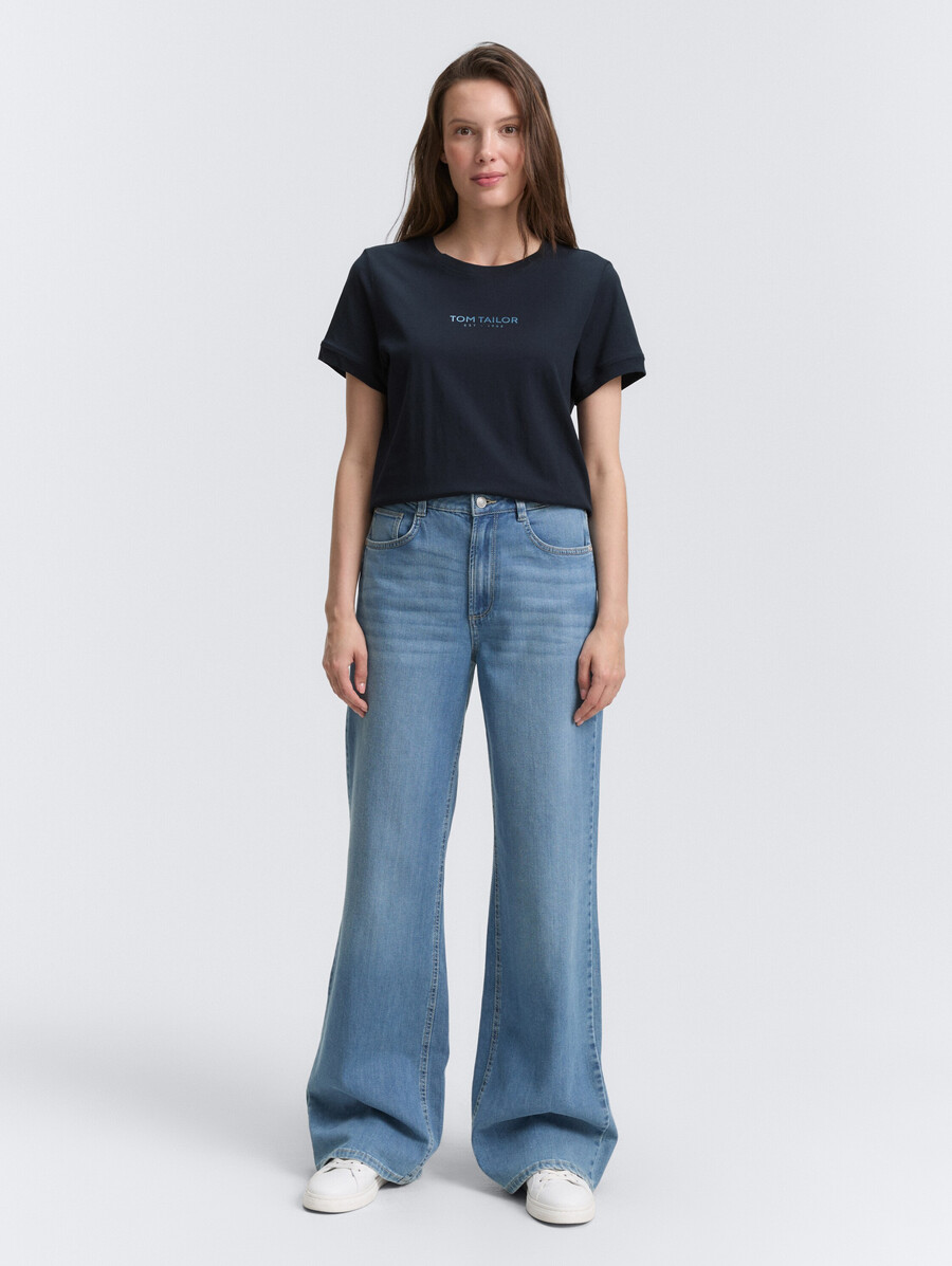 t-shirt mit logodruck