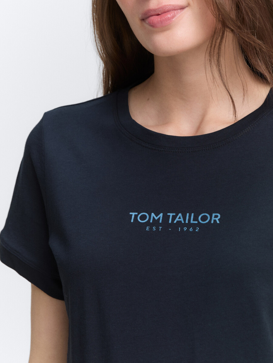 t-shirt mit logodruck