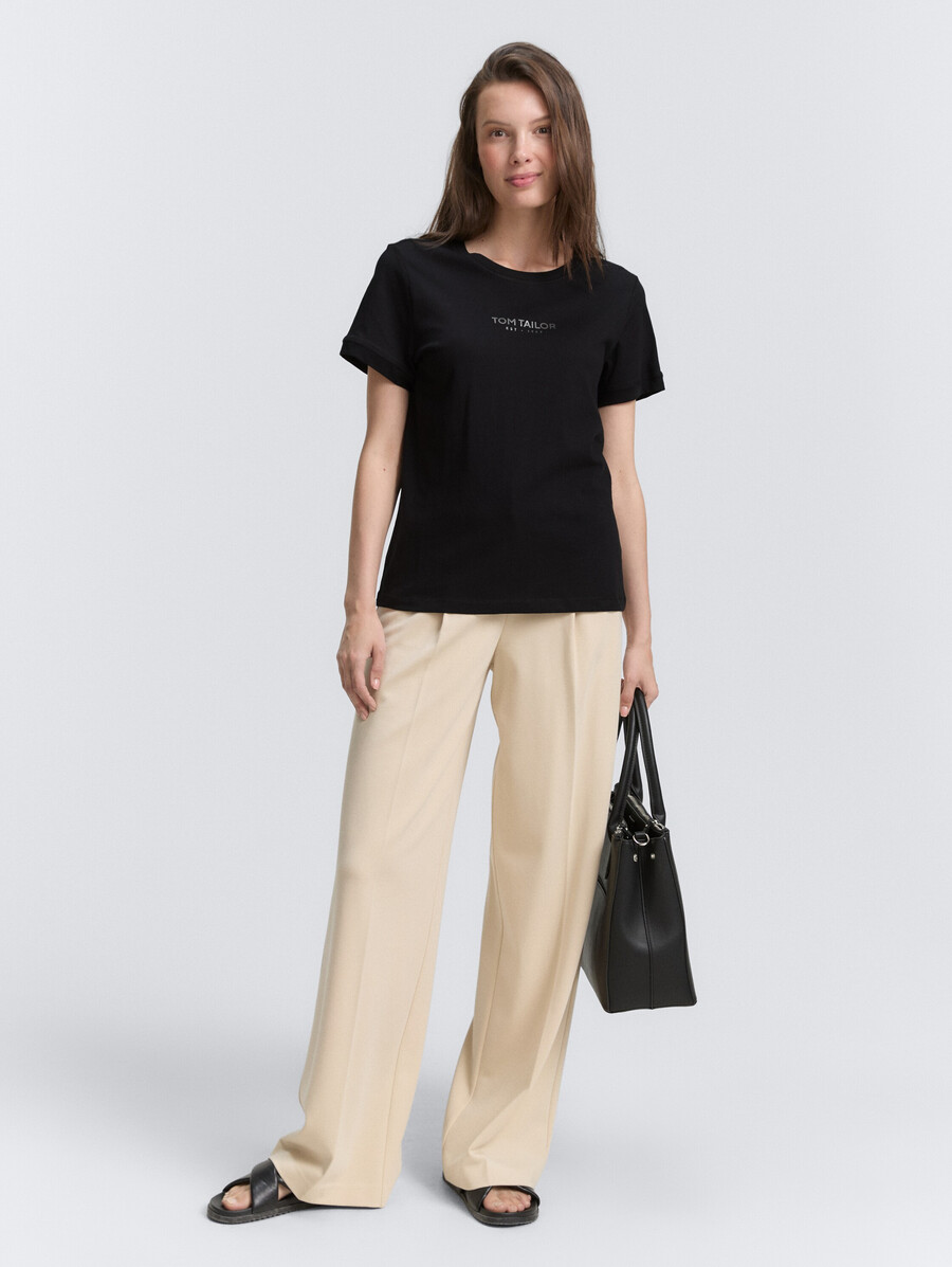 t-shirt mit logodruck