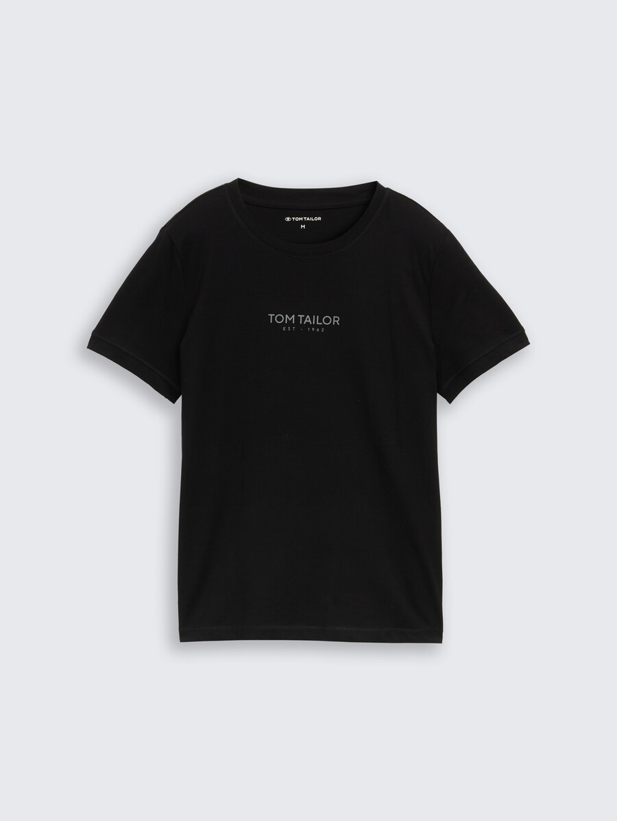 t-shirt mit logodruck