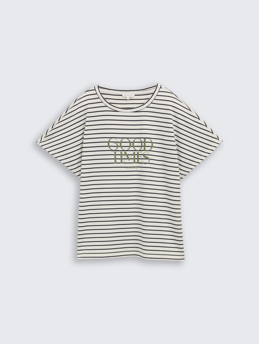 t-shirt mit streifenmuster