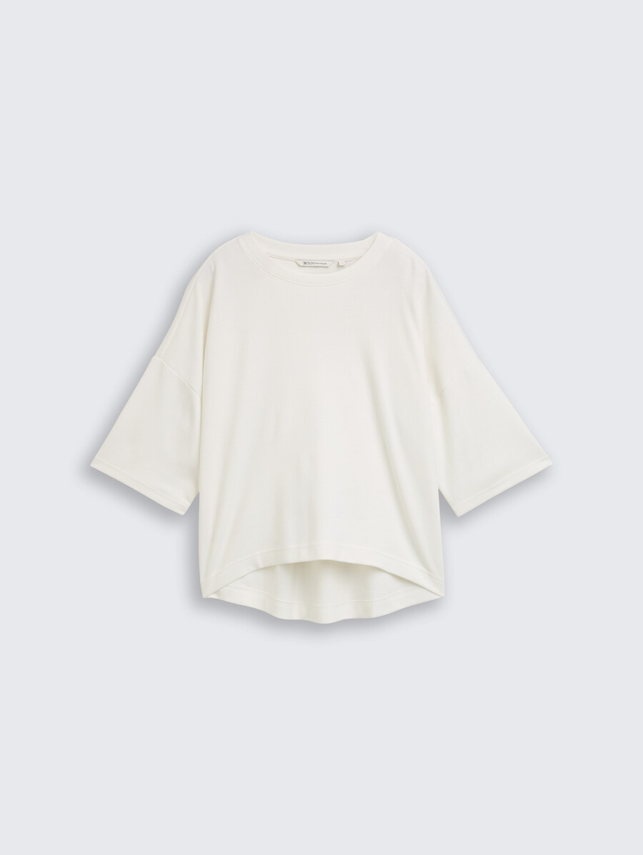 kastenförmig geschnittenes t-shirt