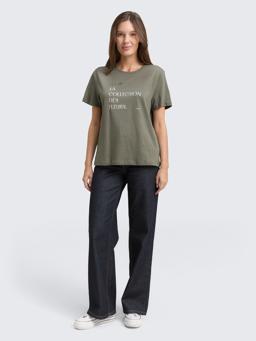 t-shirt mit aufdruck