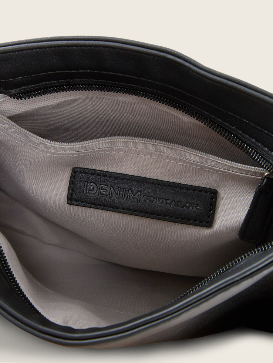 ttbena schultertasche mit logo-anhänger