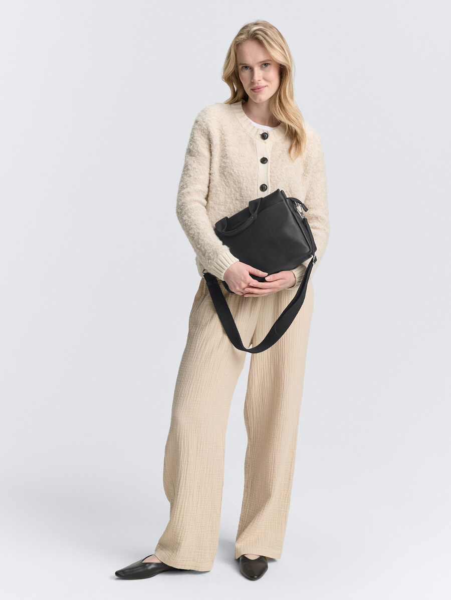 ttrella m shopper aus kunstleder
