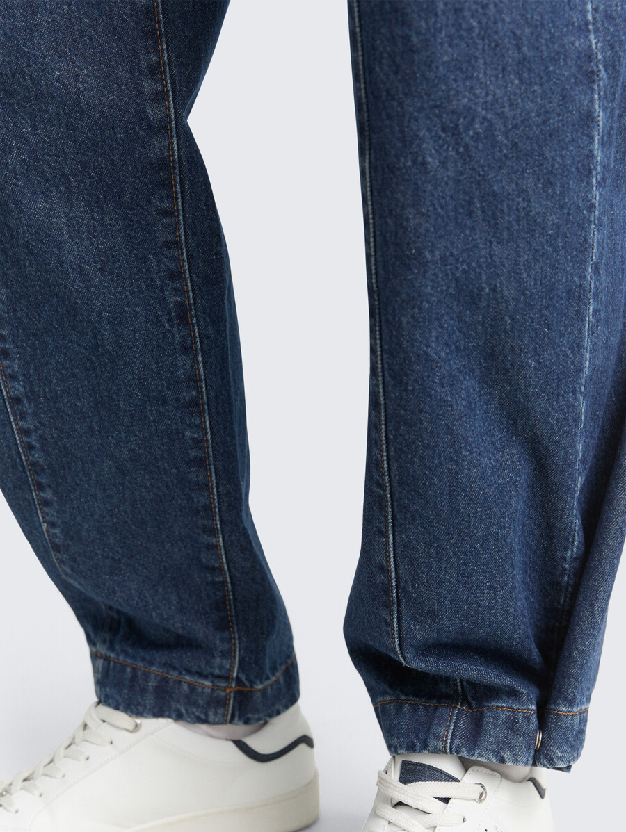 ttadea barrel jeans mit verstellbarer beinöffnung