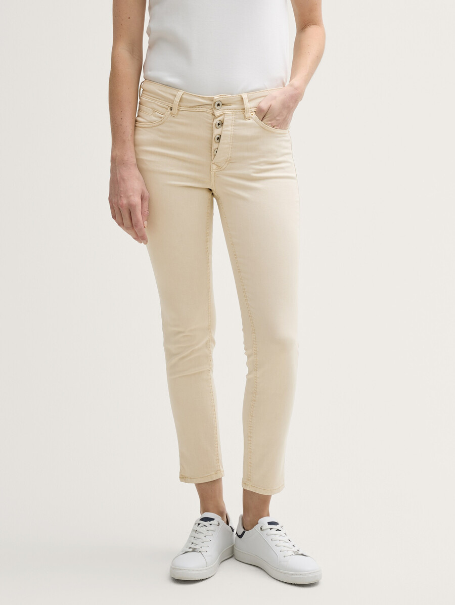 ttalexa skinny jeans mit knopfleiste
