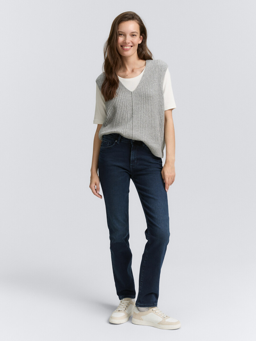 ttelva straight high-waist-jeans