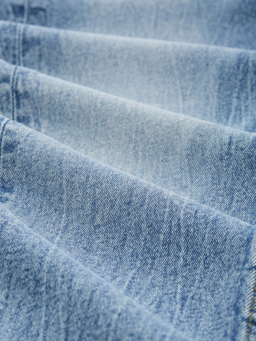 ttlotte slim straight jeans mit hohem bund