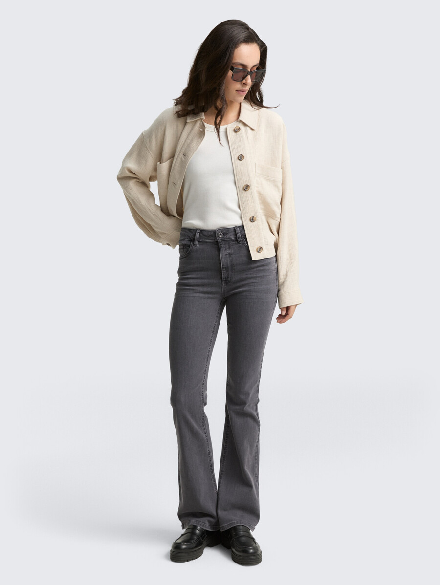 ttstella bootcut-jeans mit stretch