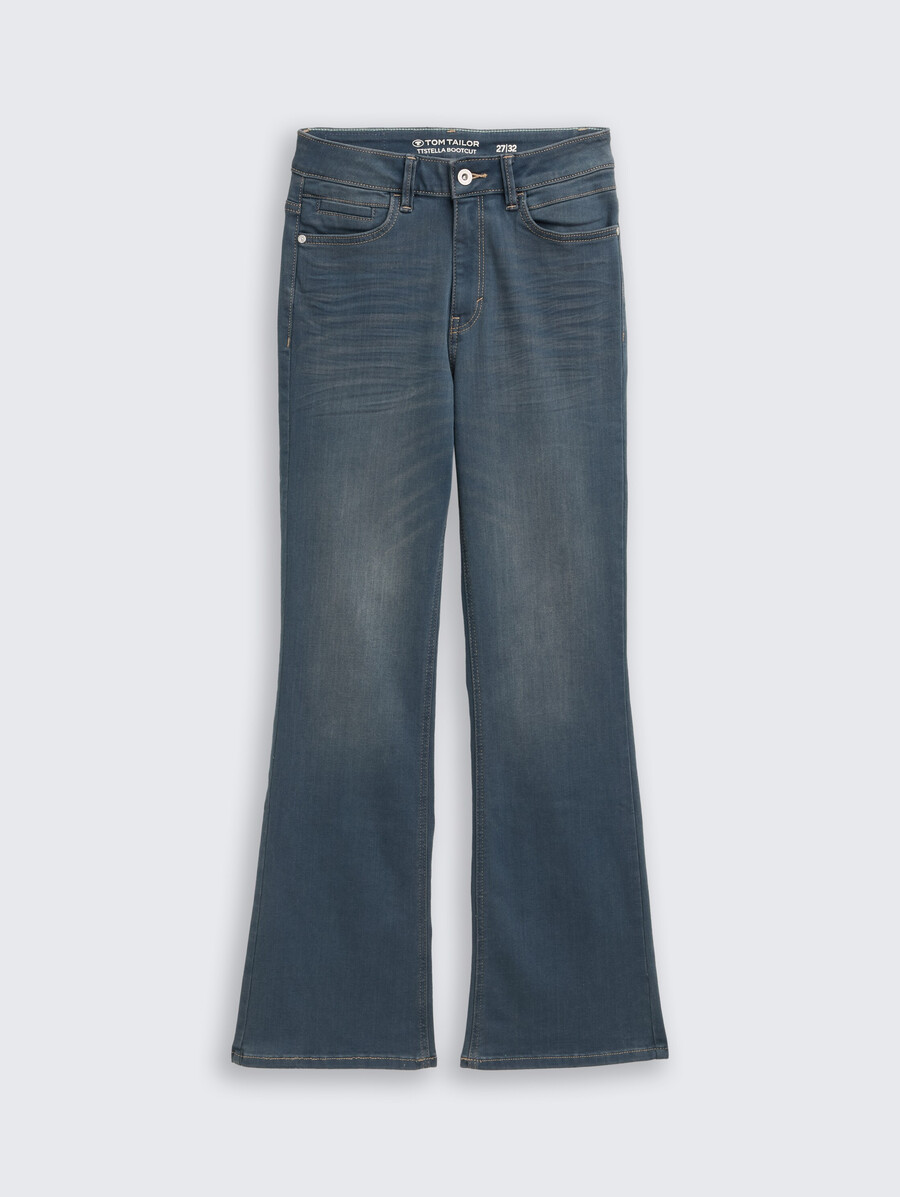 ttstella bootcut-jeans mit stretch