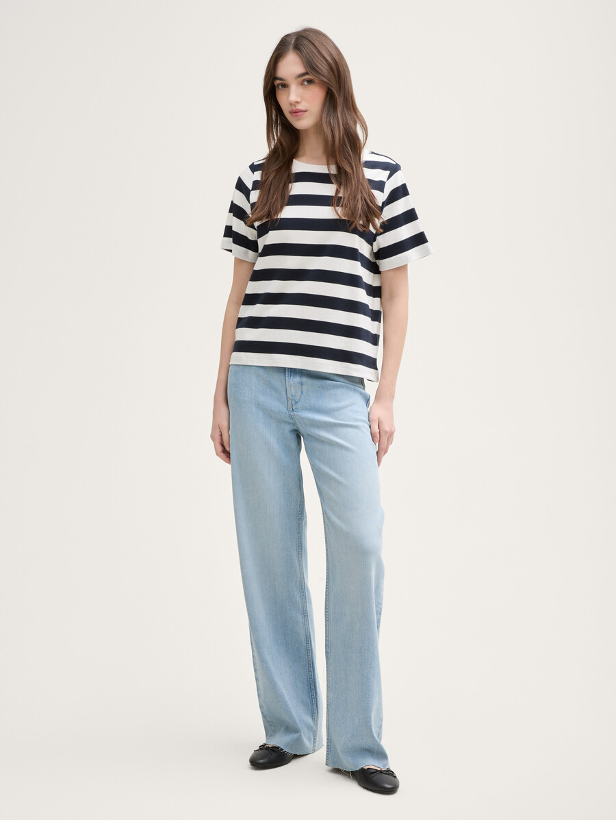 weite jeans mit stretch