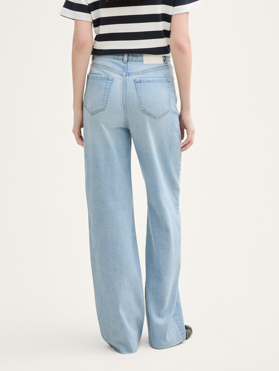 weite jeans mit stretch