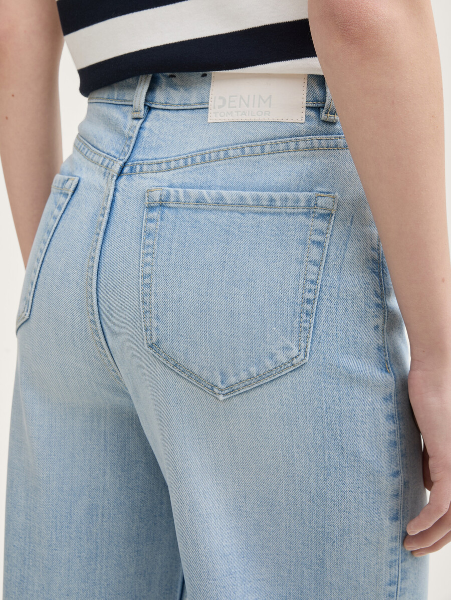 weite jeans mit stretch