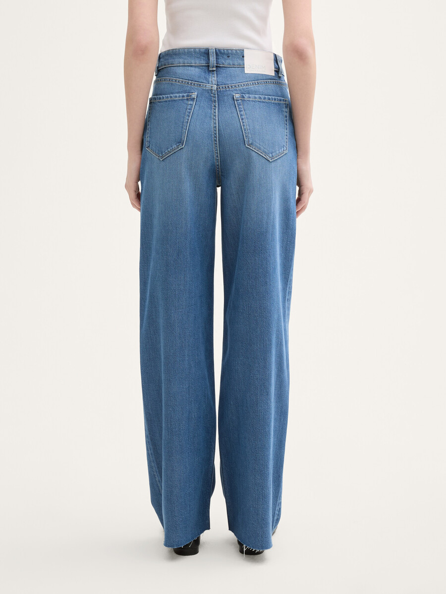 weite jeans mit stretch
