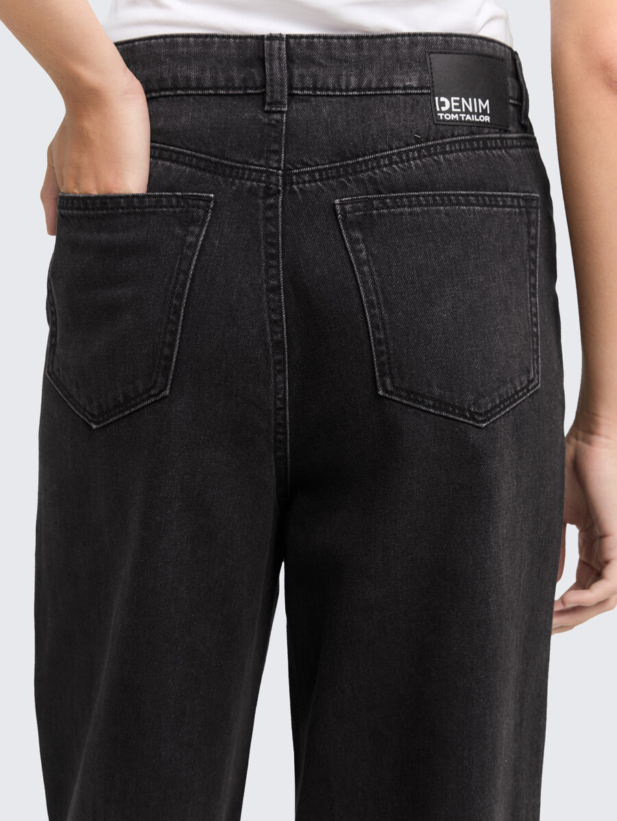 ttlinou wide jeans mit strasssteinen