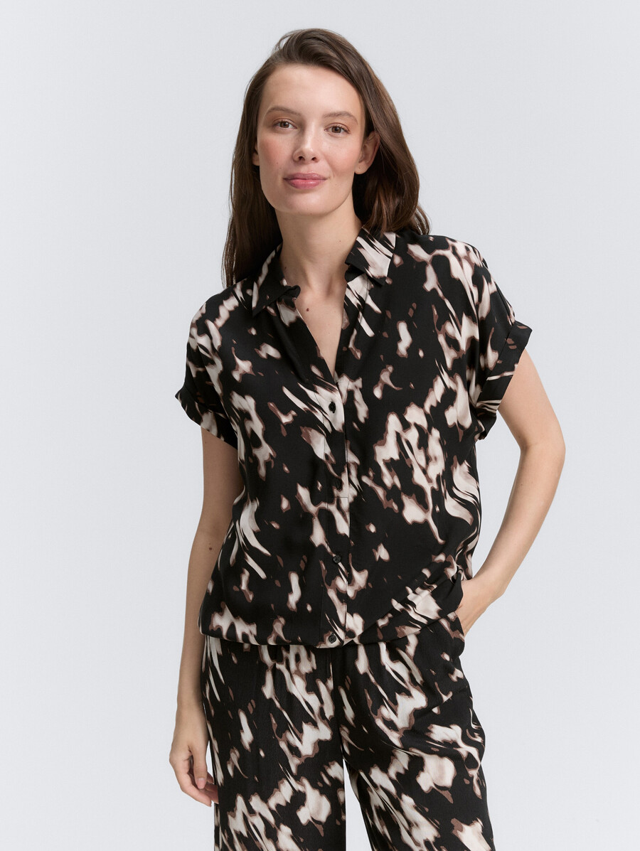 bluse mit muster