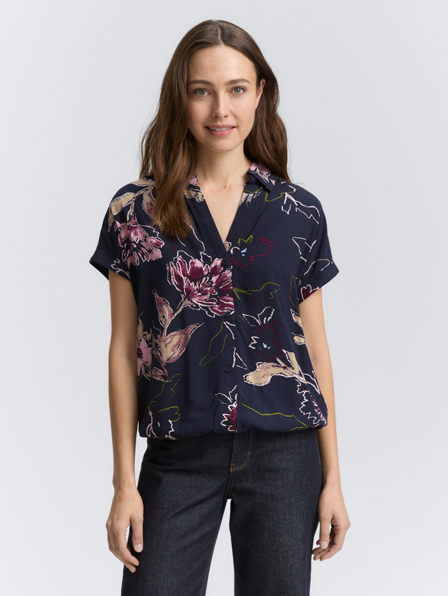 bluse mit muster