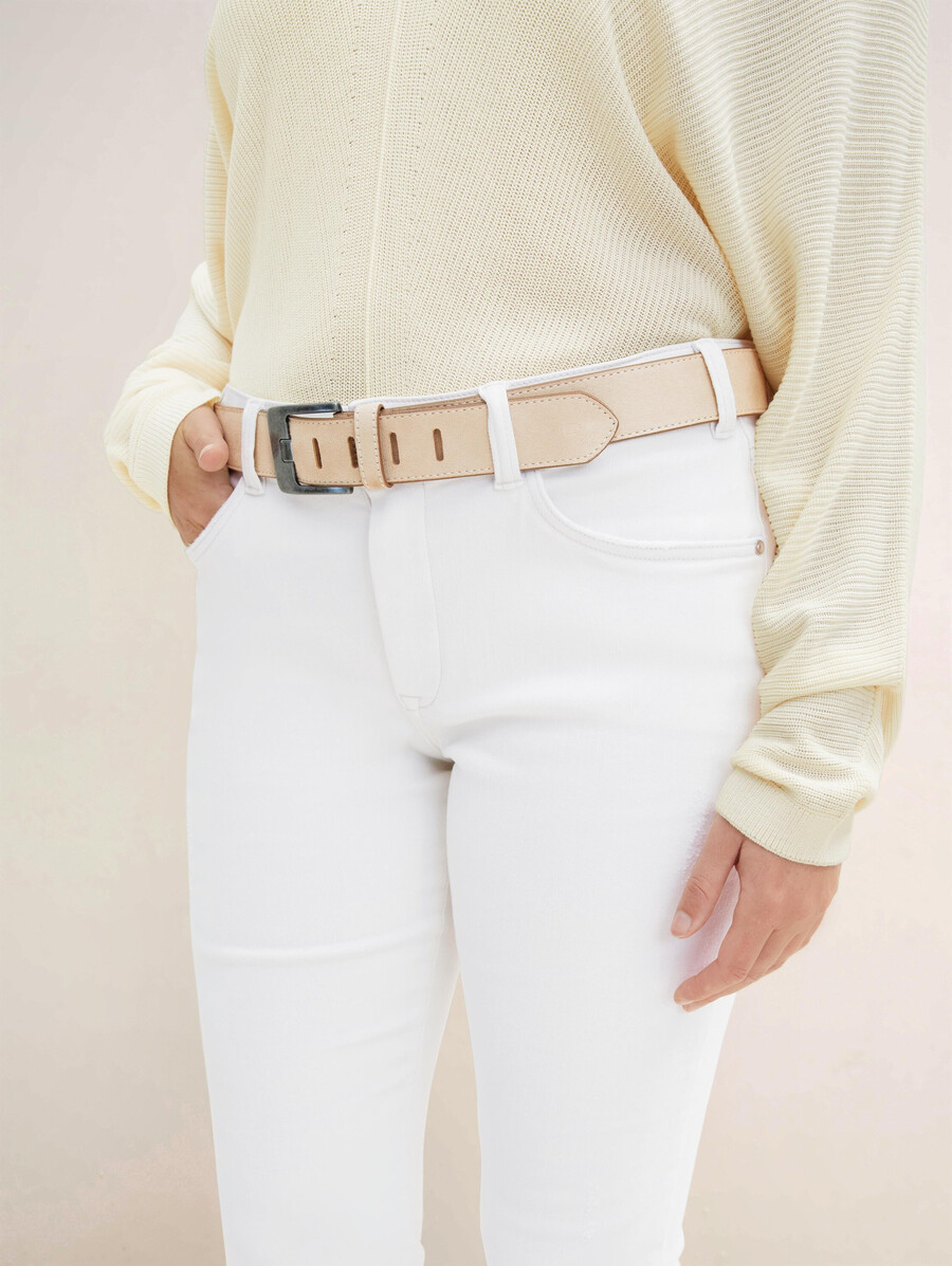 ttlucy plus size – wildledergürtel mit quadratischer dornschließe