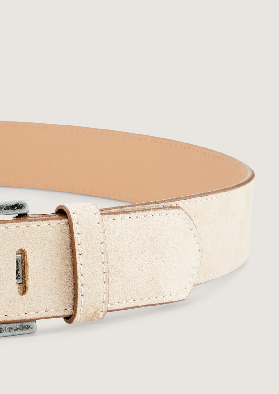 ttlucy plus size – wildledergürtel mit quadratischer dornschließe