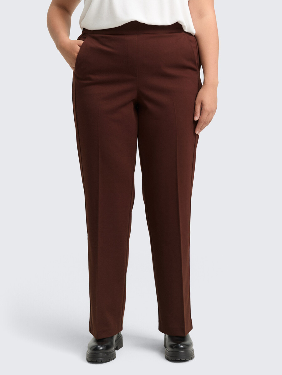plus size – gerade geschnittene hosen