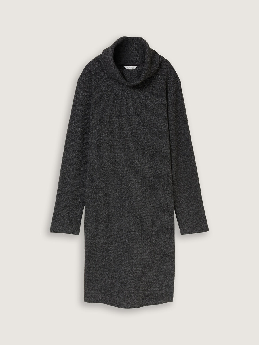 kleid mit waffelstruktur