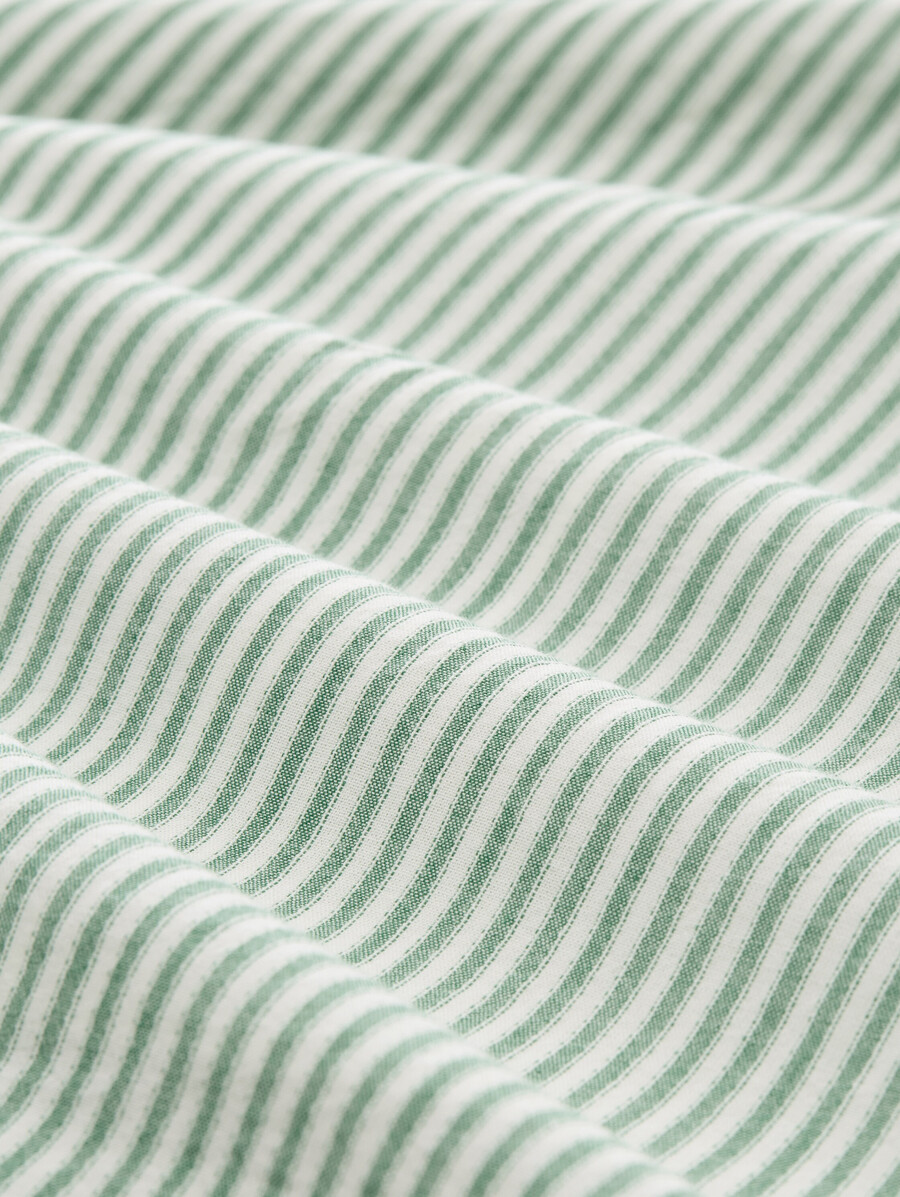 miniblusenkleid mit streifenmuster
